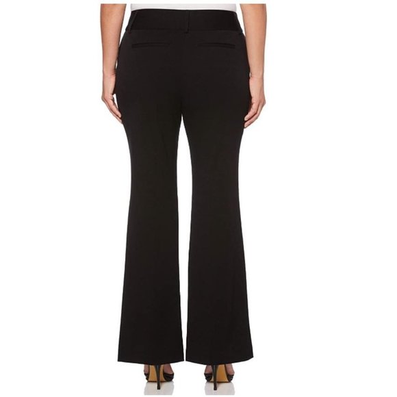 Rafaella Women's Curvy-fit Gabardine Bootcut Pant Size 6 Tapered Boot - Picture 3 of 7